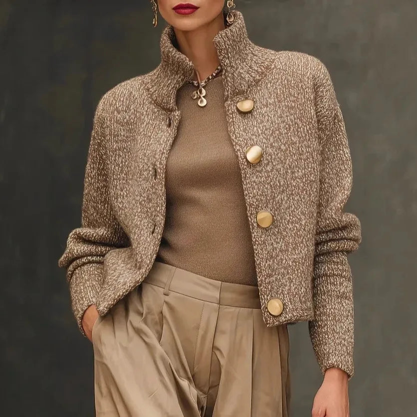 Giam | Women’s Textured Heritage Knit Jacket