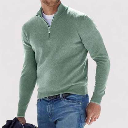Trinor | Men’s Half-Zip Soft Knit Sweater