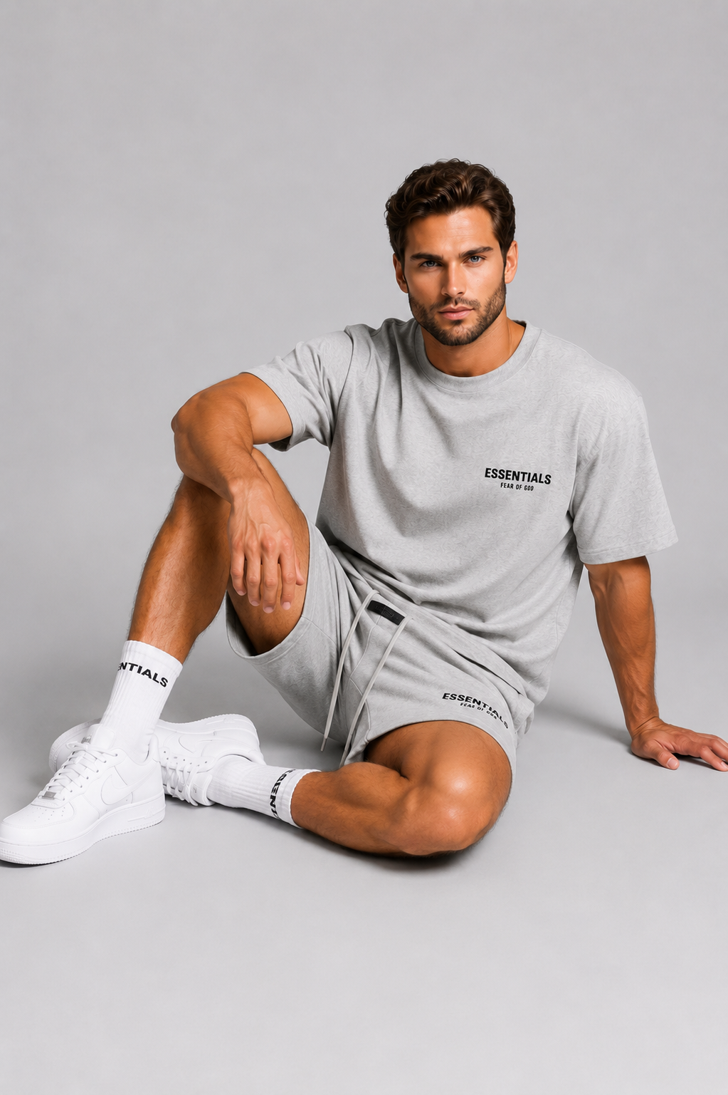 Fear of God Essentials Short Set – Premium Oversized Streetwear T-Shirt & Shorts