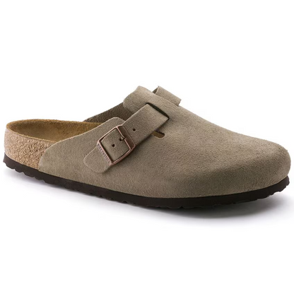 Boston Suede Clogs – Premium Leather Comfort Clogs with Soft Anatomical Footbed2