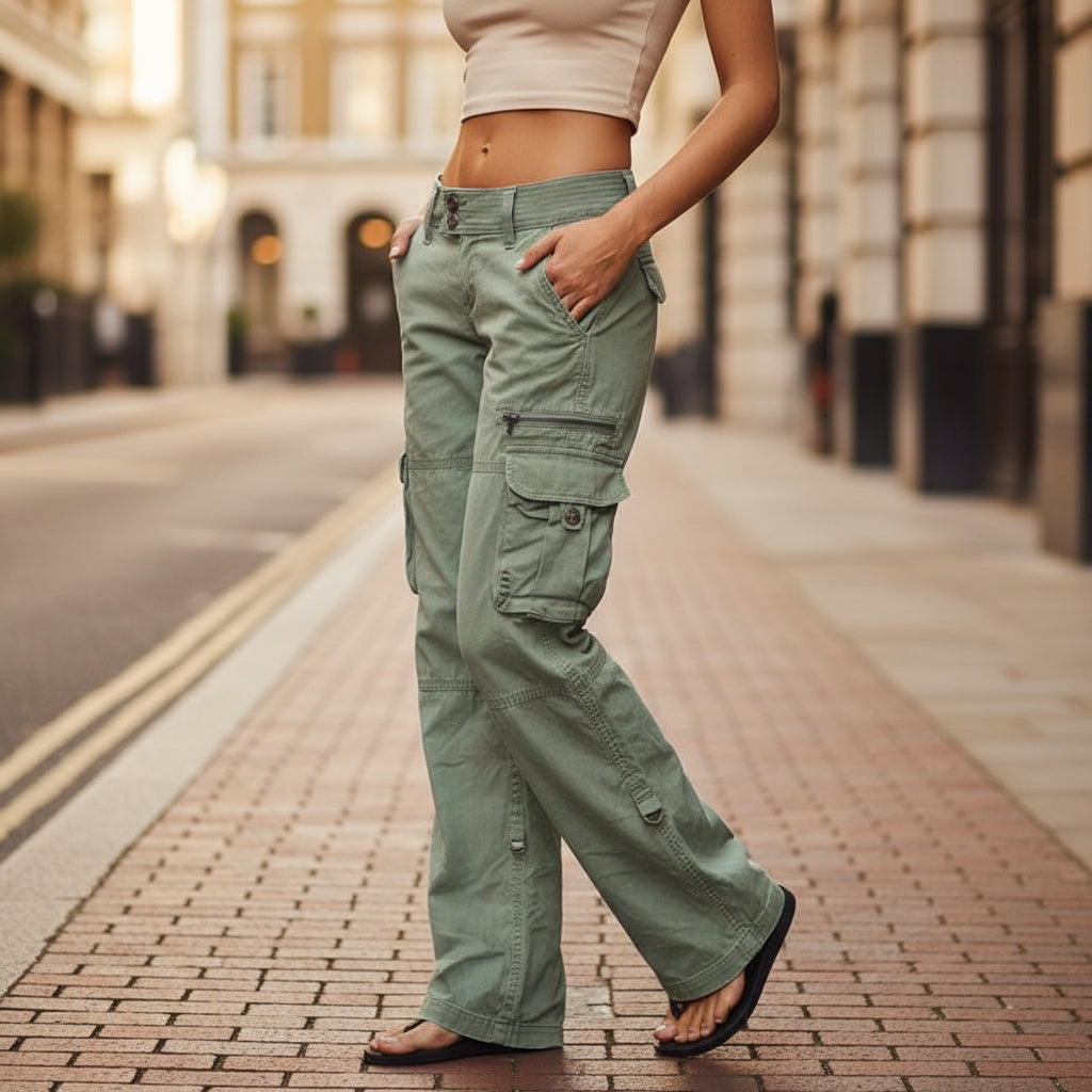 Women’s Cargo Pants | Functional Design with Multiple Pockets - 3