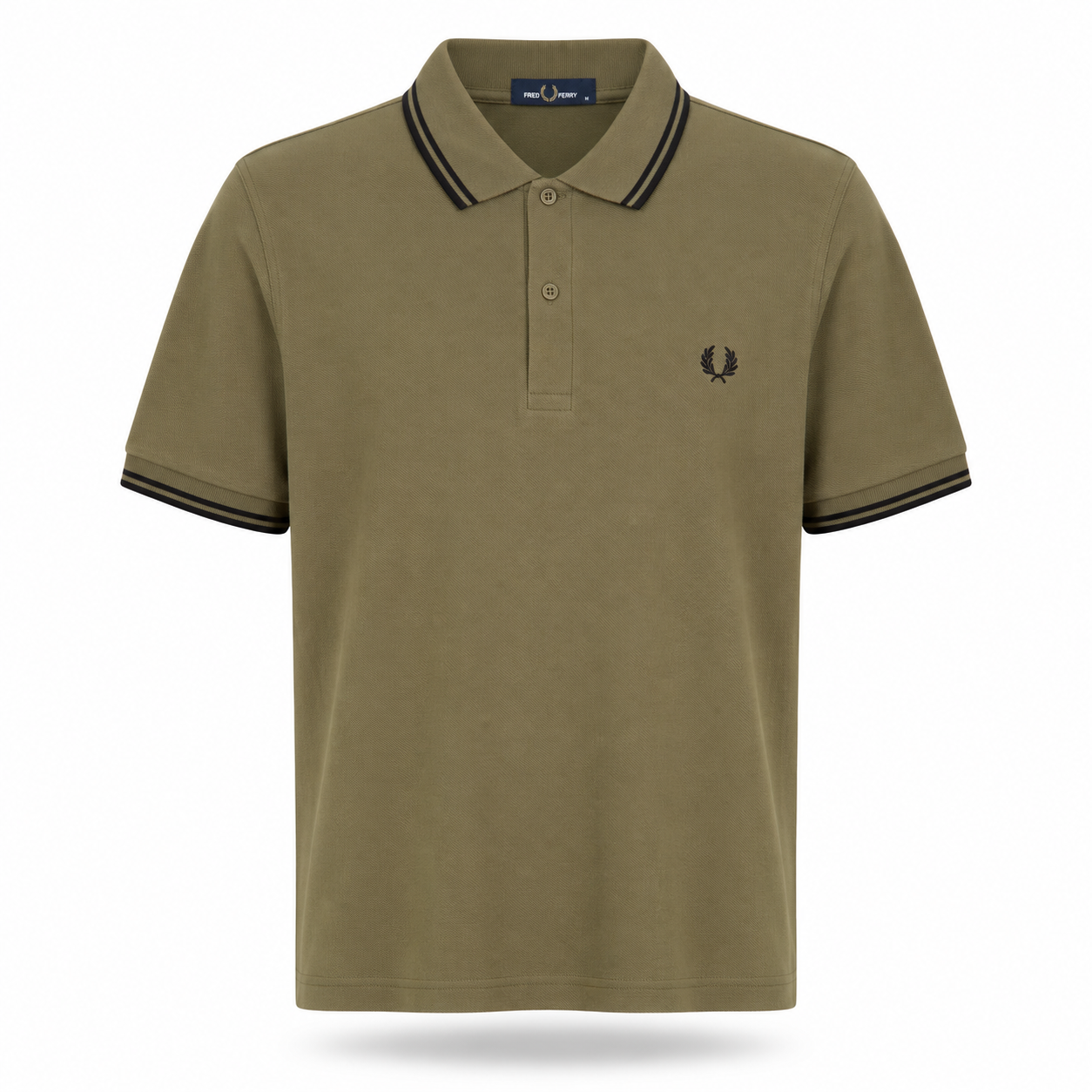 Fred Perry Men's Contrast-Tipped Cotton Polo Shirt – Slim Fit Smart-Casual Polo