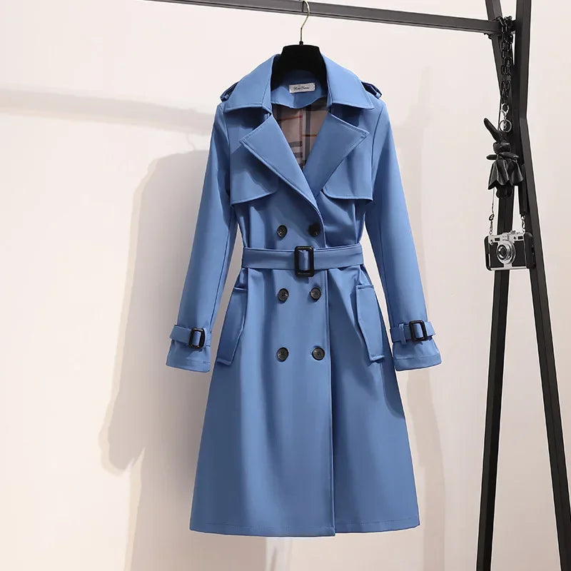 Grenie | Women’s Belted Longline Trench Coat