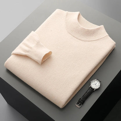 Harlon | Men’s Wool-Blend Mock Neck Pullover