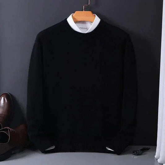 Kiaro | Men’s Cashmere Blend Crewneck Relaxed Fit Sweater