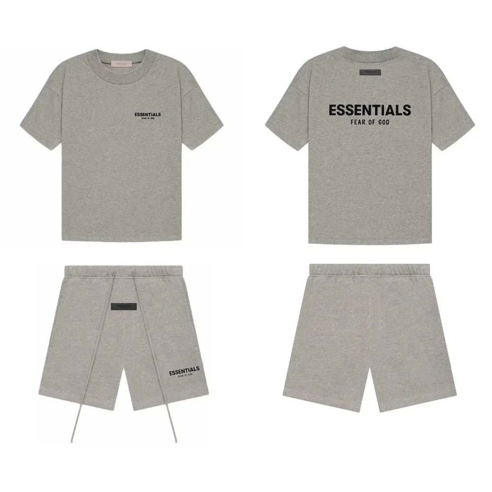 Fear of God Essentials Short Set – Premium Oversized Streetwear T-Shirt & Shorts