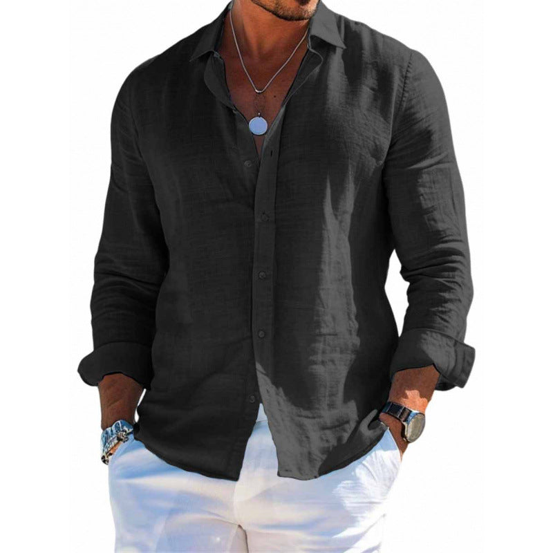 Rondelo | Women’s Lightweight Lapel Collar Casual Shirt
