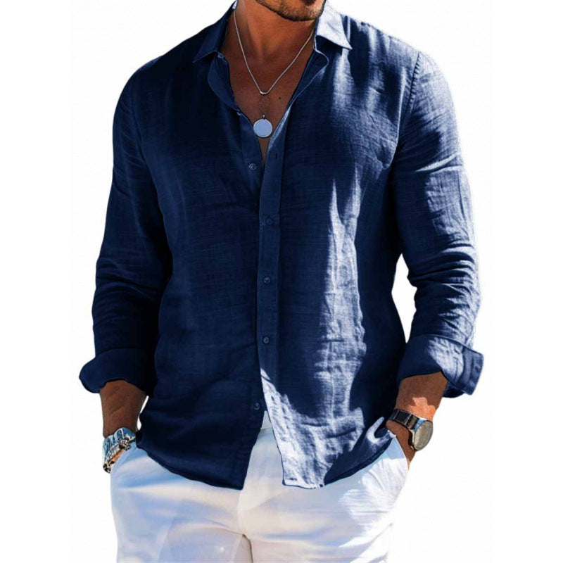 Rondelo | Women’s Lightweight Lapel Collar Casual Shirt
