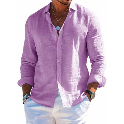 Rondelo | Women’s Lightweight Lapel Collar Casual Shirt