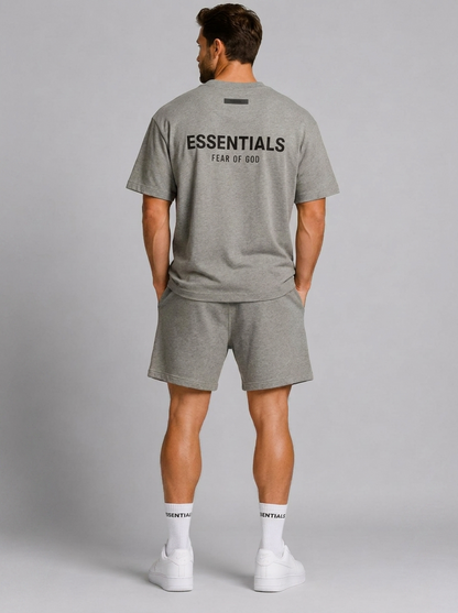 Fear of God Essentials Short Set – Premium Oversized Streetwear T-Shirt & Shorts