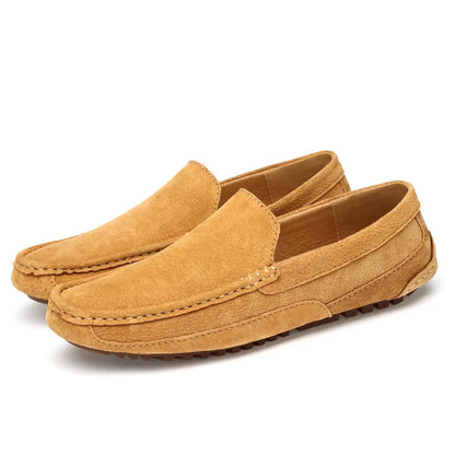 Lusaro | Men’s Soft Suede Slip-On Loafers