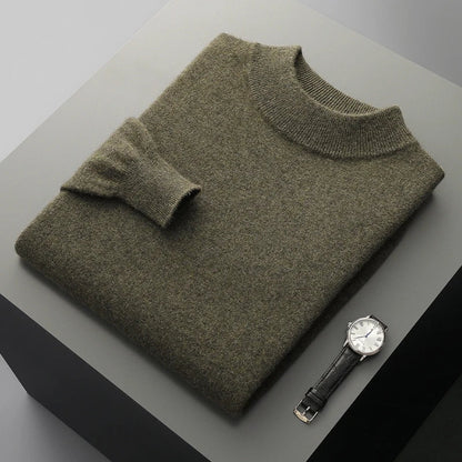 Harlon | Men’s Wool-Blend Mock Neck Pullover
