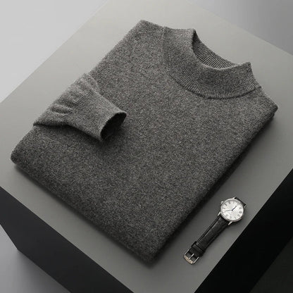 Harlon | Men’s Wool-Blend Mock Neck Pullover