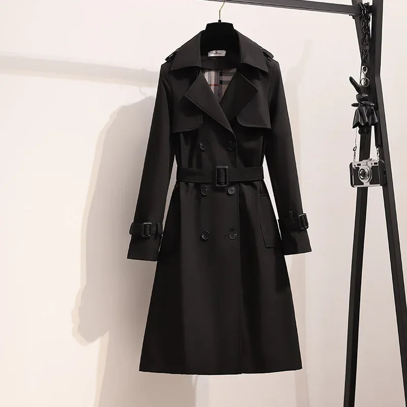 Grenie | Women’s Belted Longline Trench Coat