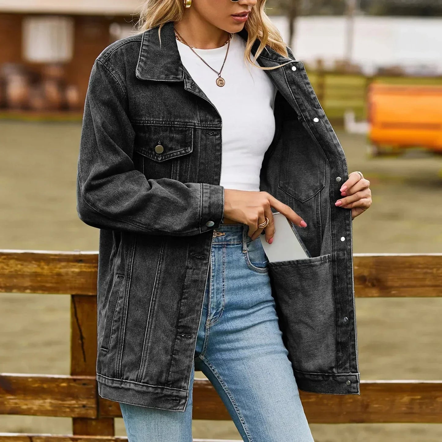 Vamelle | Women’s Vintage-Inspired Denim Jacket