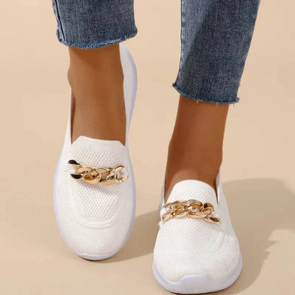 Sabena | Women’s Faux Leather Knot Loafers