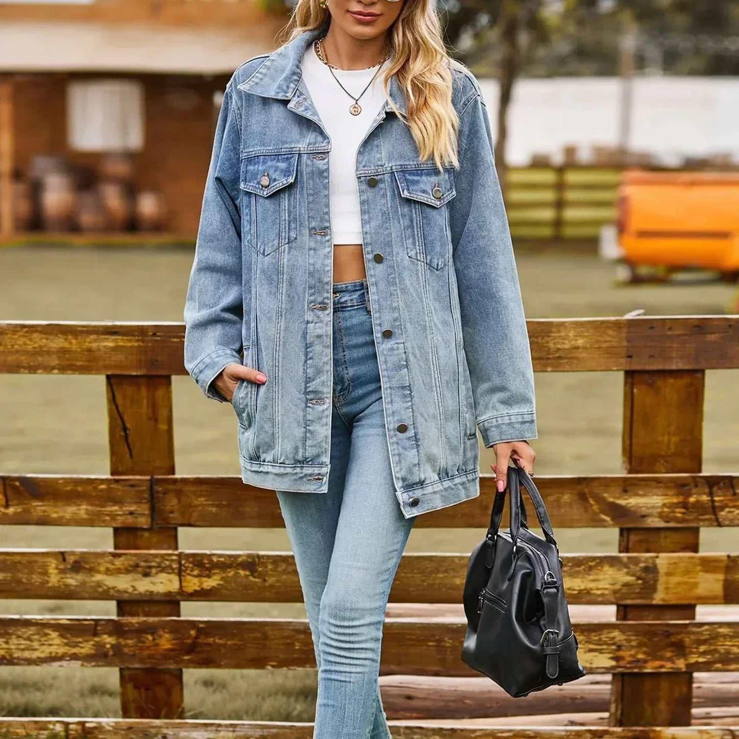 Vamelle | Women’s Vintage-Inspired Denim Jacket