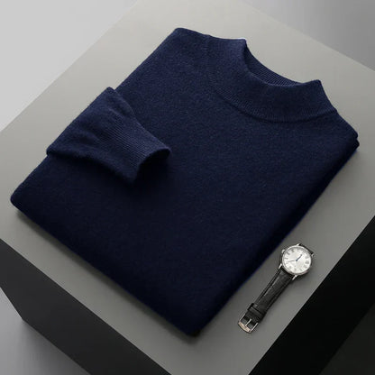 Harlon | Men’s Wool-Blend Mock Neck Pullover