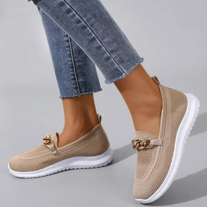 Sabena | Women’s Faux Leather Knot Loafers