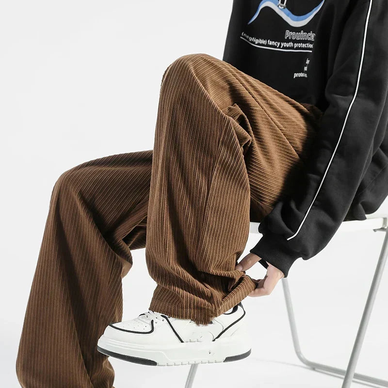 Zeldar | Men’s Corduroy Relaxed Fit Sweatpants