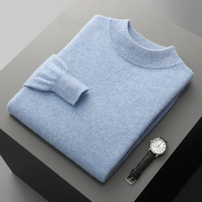 Harlon | Men’s Wool-Blend Mock Neck Pullover