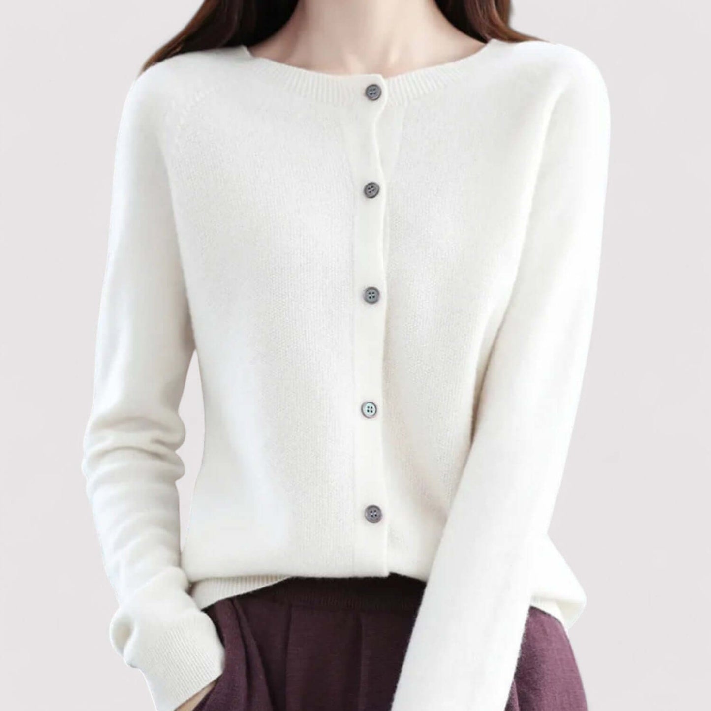 Belluno | Women’s Wool Blend Open-Front Cardigan