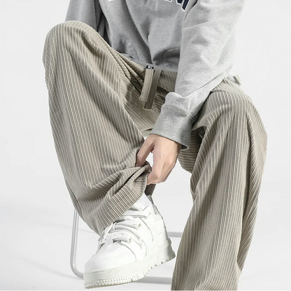 Zeldar | Men’s Corduroy Relaxed Fit Sweatpants