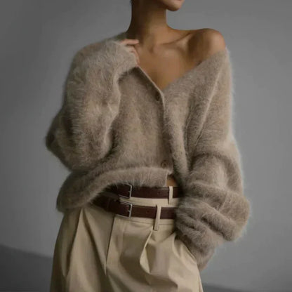 Chariona | Women’s Ultra-Soft Draped Knit Cardigan