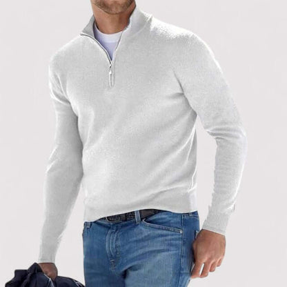 Trinor | Men’s Half-Zip Soft Knit Sweater