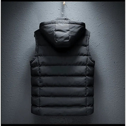 Alpine | Men’s Thermo Insulated Puffer Vest with Detachable Hood