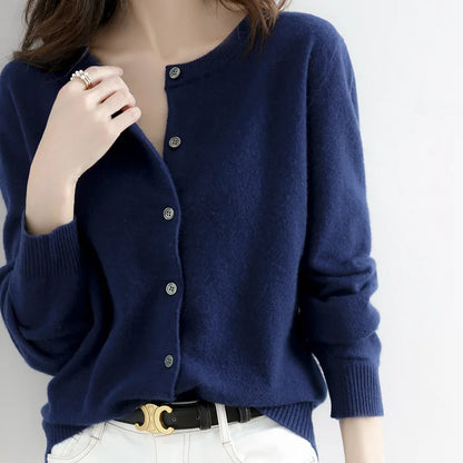 Rionina | Women’s Soft Blend Button-Up Cardigan